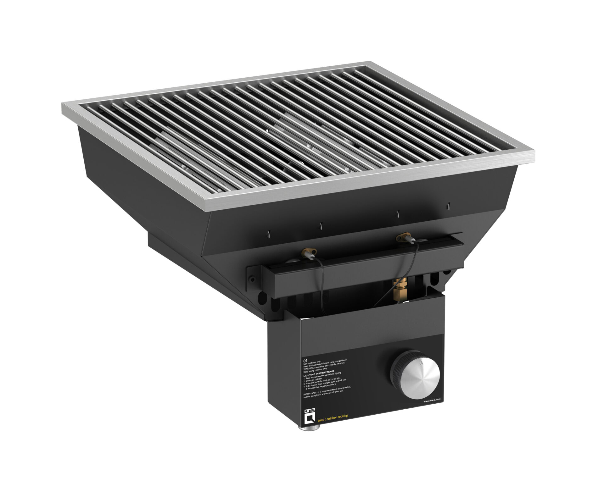 Barcelona grens George Stevenson Inbouw gas BBQ kopen? oneQ Flame Gas Barbecue - Forest Outdoor